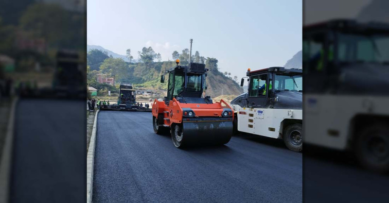 मुग्लिन–पोखरा सडक स्तरोन्नतिः ७३ किलोमिटर कालोपत्र